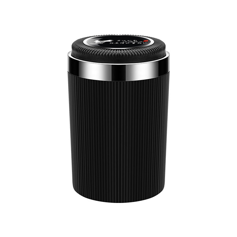 Multifunctional Car Ashtray with LED Light and Metal Core