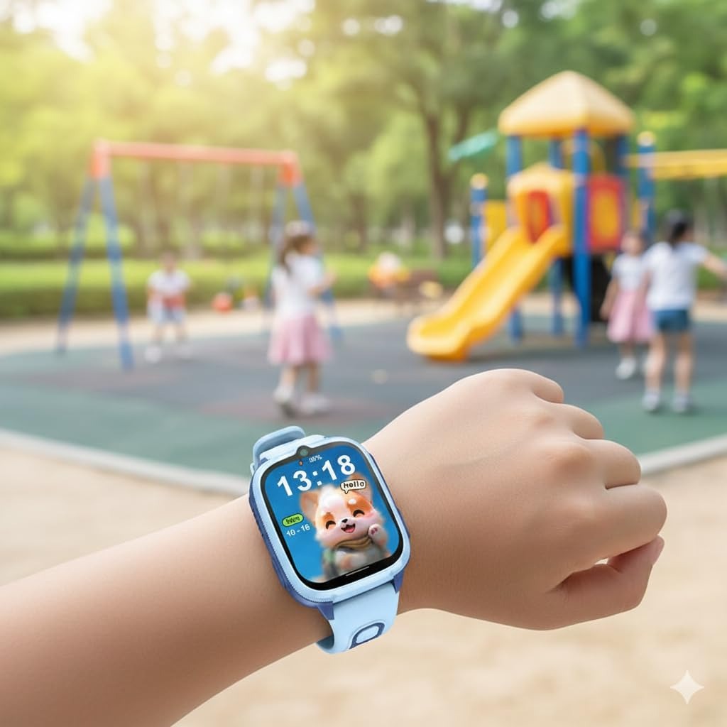 Kids 4G Smartwatch GPS Video Call Waterproof