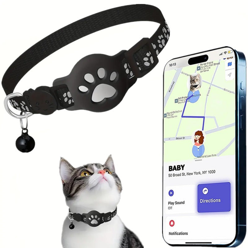 Cartoon Pet Cat Locator Collar for GPS Tracking