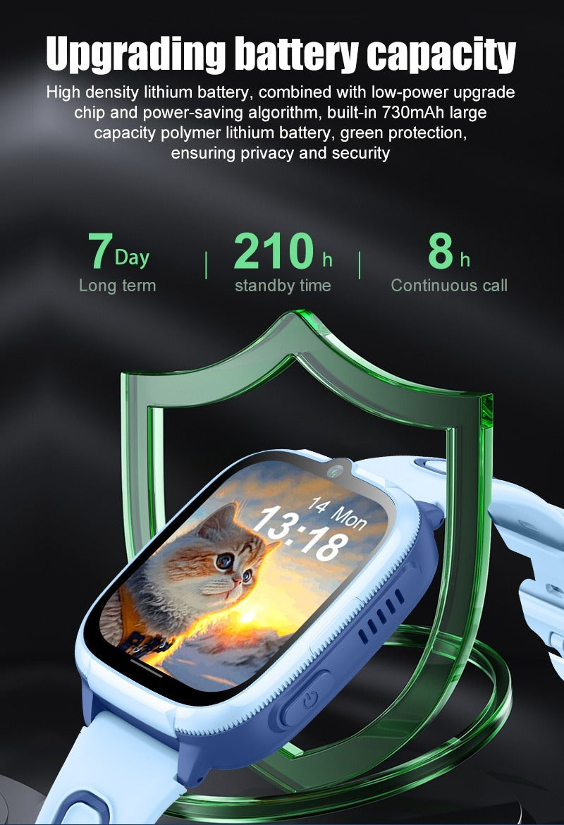 Kids 4G Smartwatch GPS Video Call Waterproof