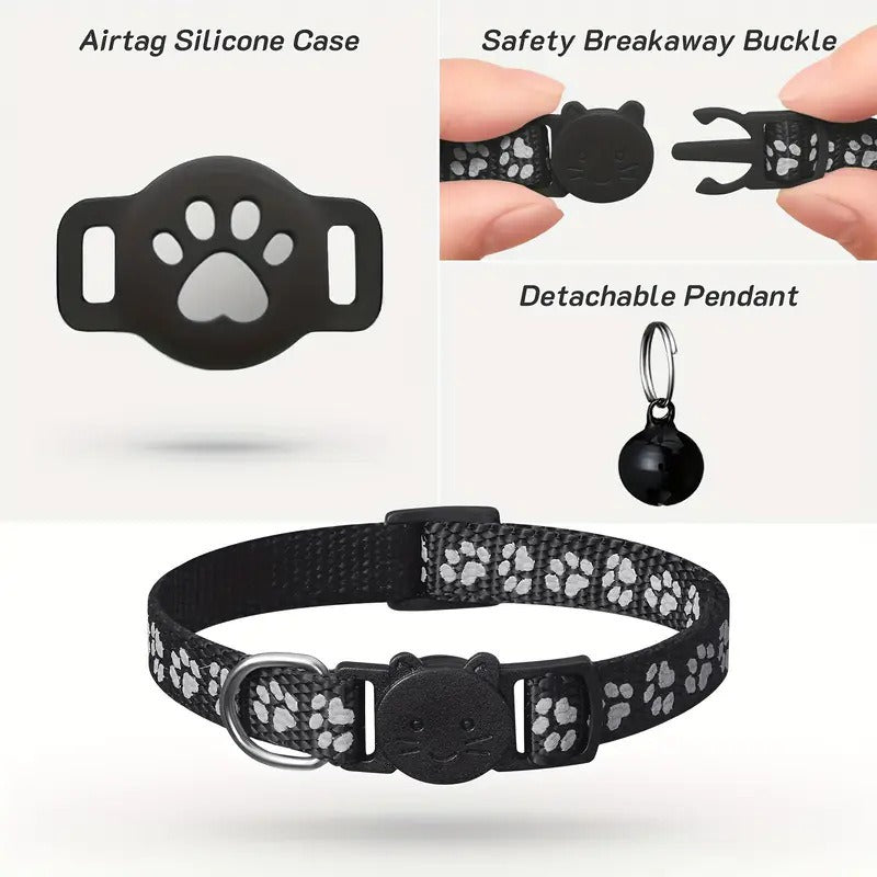 Cartoon Pet Cat Locator Collar for GPS Tracking