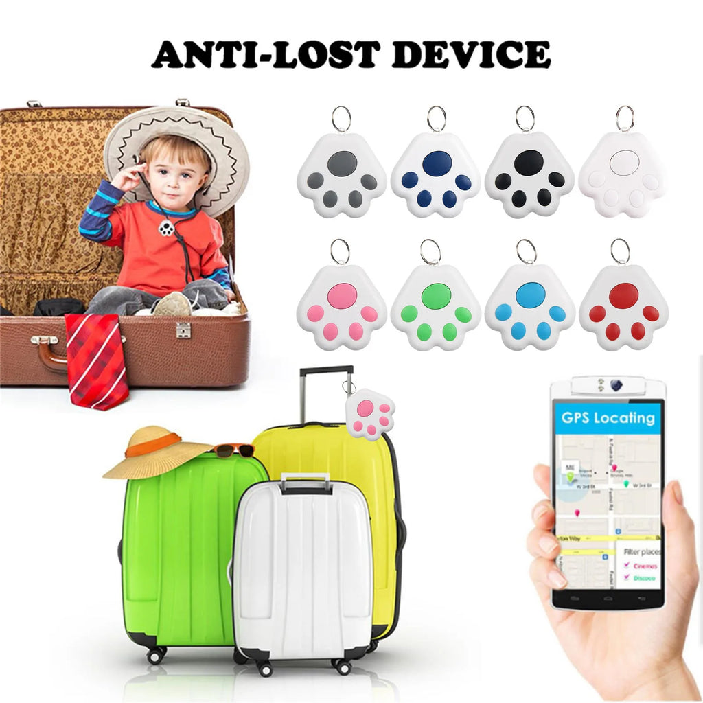 Mini Smart GPS Tracker Bluetooth Anti-Lost Device Pet Luggage Wallet Tracking For IOS / Android Smart Finder Locator Accessories