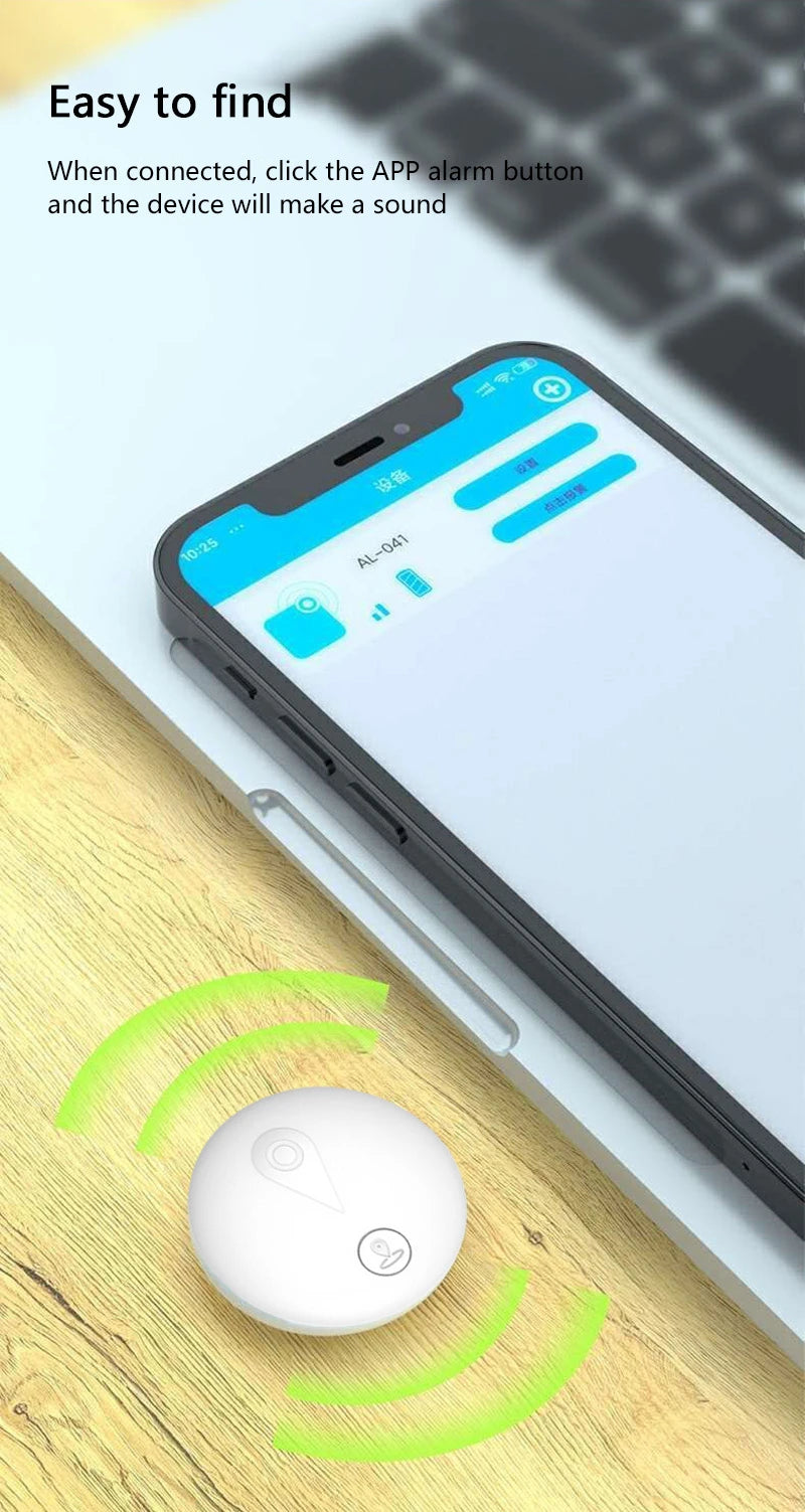 Bluetooth 5.0 GPS Tracker For iOS Android Compatible Long Standby Stable Connection Wide Tracking Range For Car Kids Elderly
